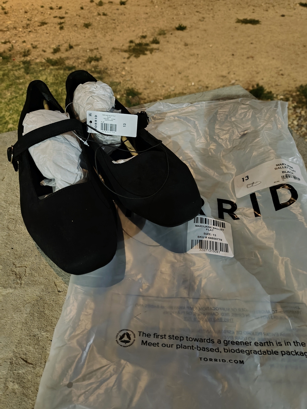 Torrid Black Mary Jane Flats with Ankle Strap